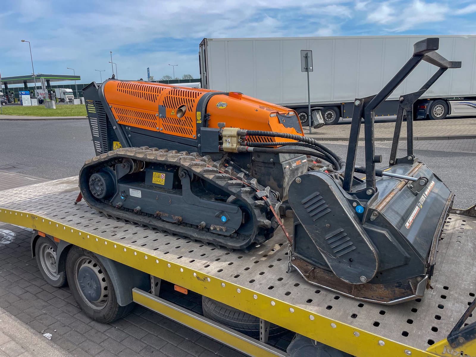 Transport kosiarki leśnej BCS 630 WS